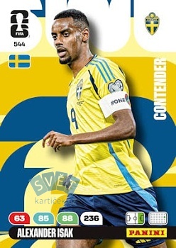 Alexander Isak Sweden Panini FIFA World Cup 2026 Adrenalyn XL Contenders #544
